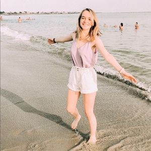 Princess Polly shipwreck paper bag denim shorts